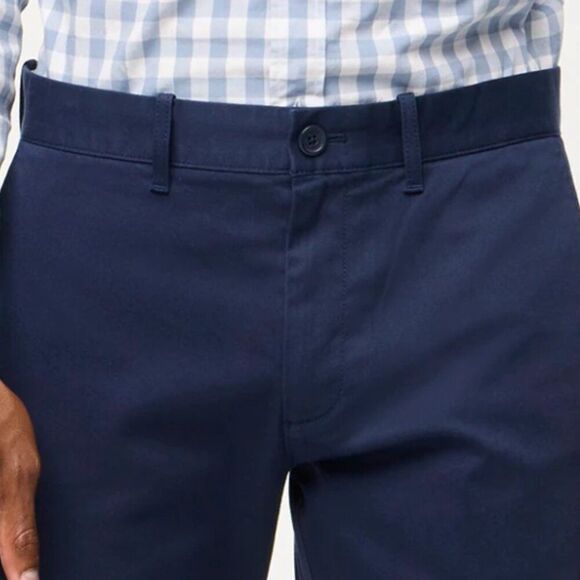 J. Crew Factory H3167 Navy Slim-fit Flex Chino Pant For Men size 28/32 EUC - Picture 3 of 9